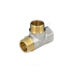 Тройник латунь никель Ду 15 (1/2") ВР/НР/НР 9035 ГОСТ Р 72337-2025 Aquasfera 9035-01