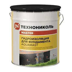 Мастика битумная Технониколь АкваМаст гидроизоляционная для фундамента, 18 кг