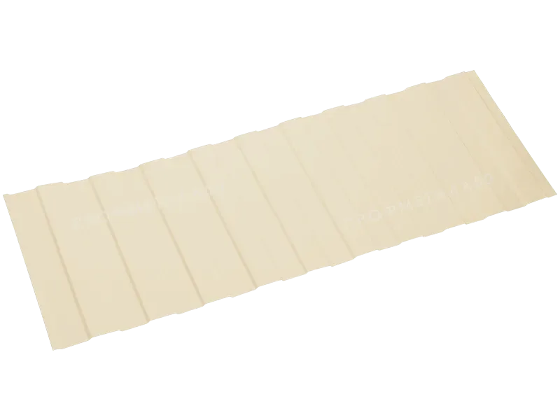 Двусторонний профнастил С8-6000х1150 0,60 мм светлая слоновая кость