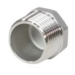 Заглушка сталь нерж SS304 Ду 32 (1 1/4") НР Benarmo