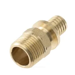 Муфта для МП труб латунь аксиальная Дн 16х1/2" НР TECEspring AX TECE 765502S