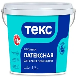 Шпаклевка латексная Текс Профи, 1,5 кг