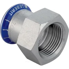 Муфта сталь нерж Дн 28х3/4" пресс/ВР Mapress Geberit 31819
