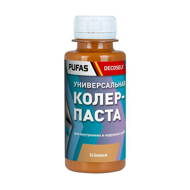 Паста колеровочная универсальная Pufas 04 бежевая (0,1 л)