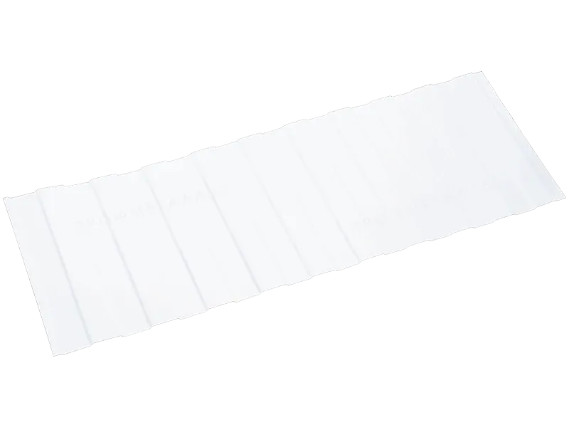 Двусторонний профнастил С8-4000х1150 0,40 мм сигнальный белый