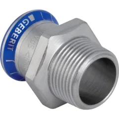 Муфта сталь нерж Дн 28х3/4" пресс/НР Mapress Geberit 31717