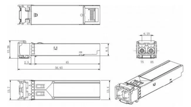 Трансивер LTV-SFP-1G-MM-LC-I LS642393