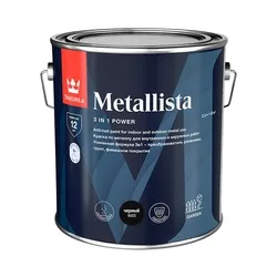 Краска по ржавчине Tikkurila/Tikkivala Metallista черная (2,3 л)