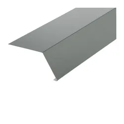 Планка карнизная для гибкой черепицы RAL 7004, серый (2 м)