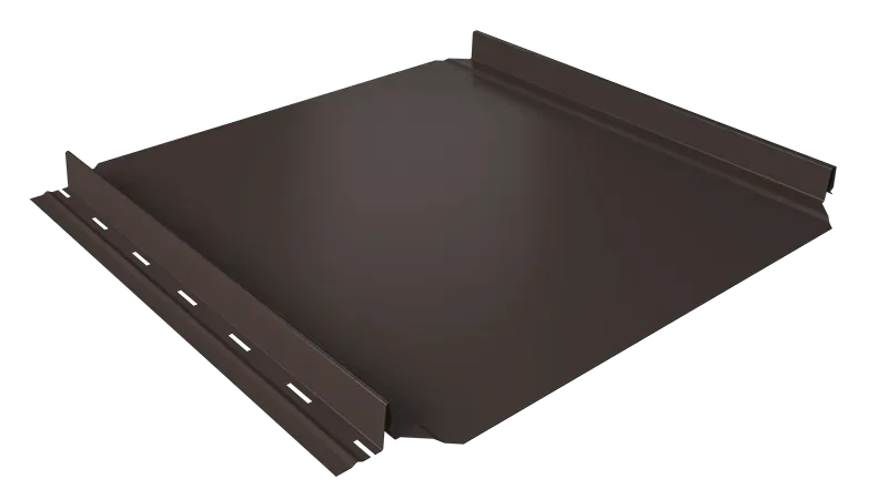 Кликфальц гладкий 0.45 мм RAL 8019