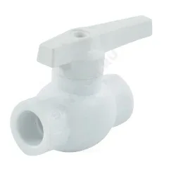 Кран шаровой PP-R белый Дн 25 внутренняя пайка VALFEX 10144025
