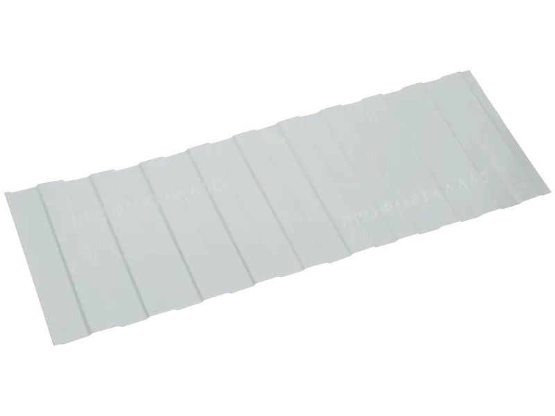 Двусторонний профнастил С8-6000х1150 эконом светло-серый