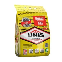 Клей для плитки Unis ХХI (5 кг)