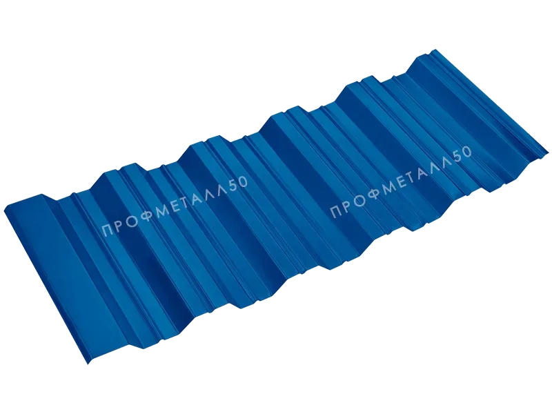 Профнастил НС35-1000 0,50 мм сигнальный синий