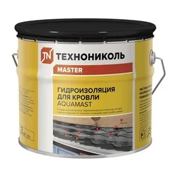 Мастика битумно-резиновая Технониколь АкваМаст гидроизоляционная для кровли, 3 кг