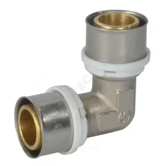 Угольник МП латунь пресс Дн 26х90гр ГОСТ 32415-2013 8005 Aquasfera 8005-03 .