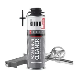 Очиститель монтажной пены Kudo Proff Foam&amp;Gun Cleaner (0,65 л)