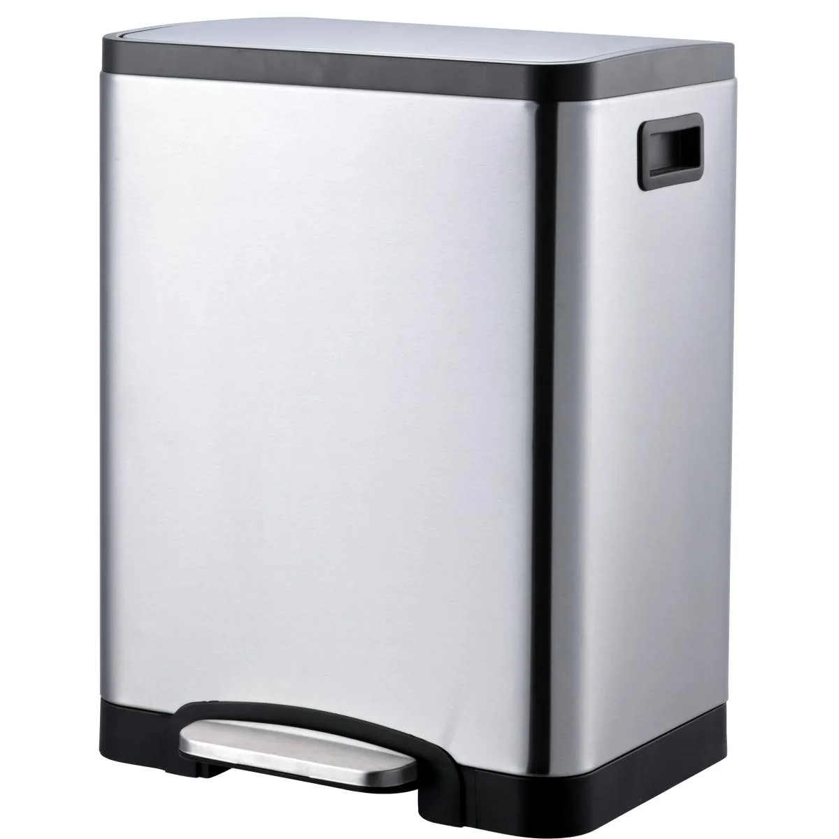 Контейнер для мусора прямоугольный с педалью 30 литров 09112.S