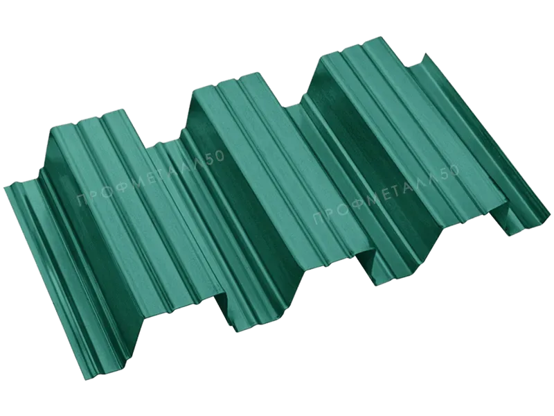 Профнастил H114-750 0,80 мм зелёный мох