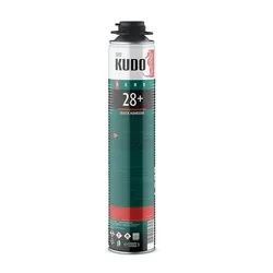 Клей-пена полиуретановый для строительных блоков Kudo Proff 28+, всесезонный (1 л)