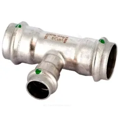 Тройник сталь нерж Дн 35х28х35 пресс Sanpress Inox Viega 436018
