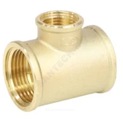 Тройник латунь переходной Ду 25х20х25 (1"х3/4"х1") ВР LD LD.65.523.25x20x25