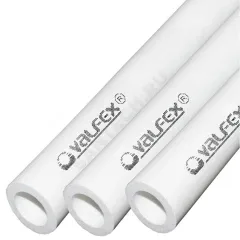 Труба PP-R белая Дн 50х4,6 Ру10 SDR 11 Т<20С L=4м VALFEX 10103050